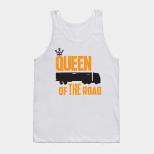 Queen of the road (black) Tank Top